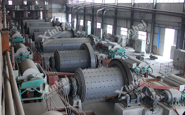 Limonite grinding process equipment